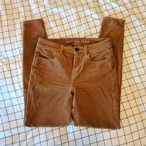 American Eagle high rise corduroy jegging